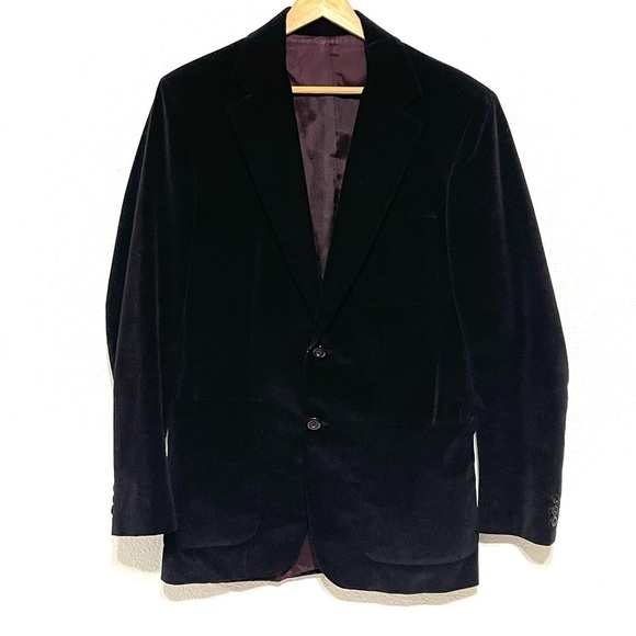 Edwin Scott Men Black Blazer Jacket Size 38 - Picture 1 of 13